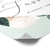 Poster Boho Blooms Mariage Faveur Signal (Coin)