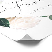 Poster Boho Blooms Mariage Faveur Signal (Coin)