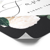 Poster Boho Blooms Mariage Faveur Signal (Coin)