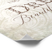 Poster Boho Bohemian Rêve Attrape-Rêves Bois Baby Name Sh (Coin)