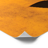 Poster Boho Botanique Abstrait Feuilles Neutres Tons Terr (Coin)