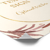 Poster Boho Botanique | Cartes et Cadeaux Ivoire Enseigne (Coin)