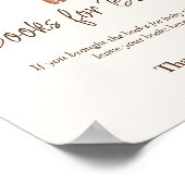 Poster Boho Boy Vêtements Baby shower Livres pour bébé Si (Coin)