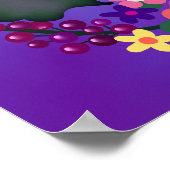 Poster Boho Bright Big Beautiful Flowers (Coin)