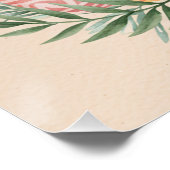 Poster Boho Bunny Pâques Printable Pastel Whimsical (Coin)