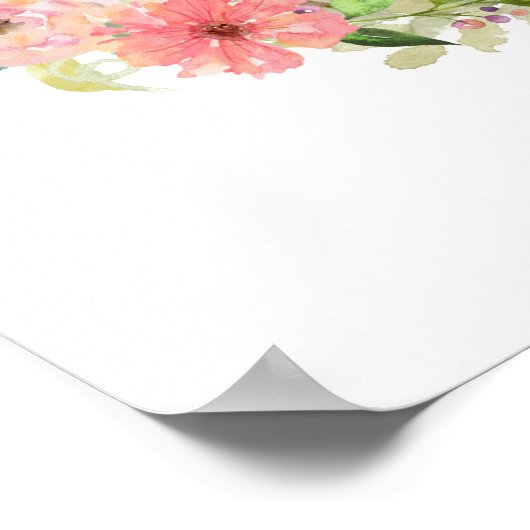 Poster Boho Bunny Rabbit Woodland Nursery (Coin)