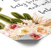 Poster Boho Cactus Gold S'Il Vous Plaît Prendre Un Bébé S (Coin)