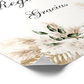 Poster Boho Cartes et cadeaux mariage espagnol (Coin)