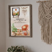 Poster Boho Chic Home Scène Bohème Définition
