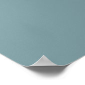 Poster Boho Chic Seafoam Turquoise do-it-yourself Mariage (Coin)