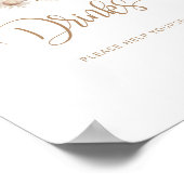 Poster Boho citrouille Boissons (Coin)