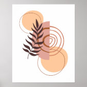 Poster BOHO color Minimalist Circle (Devant)