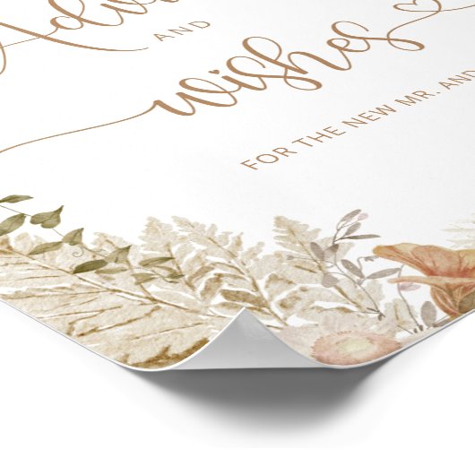 Poster Boho Conseils et vœux de tomber amoureux pour les (Coin)