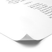 Poster Boho Copper Pampas Floral Événement Seigneurs Grap (Coin)