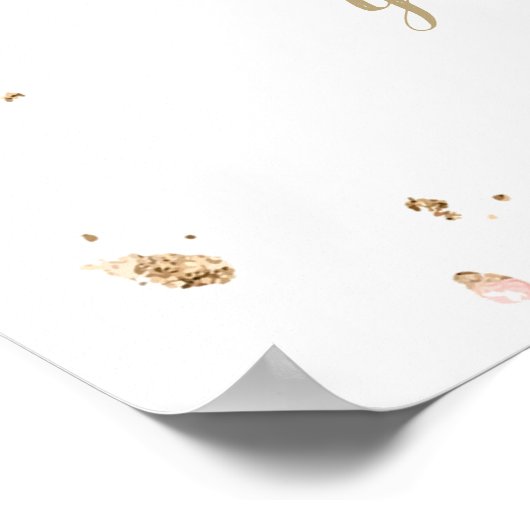 Poster Boho Cowgirl Boot Pampas Grass Roses Bienvenue (Coin)