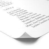 Poster Boho Cuivre Pampas Grass Platine Plastique -12 (Coin)