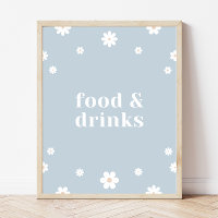 Boho Daisy Restauration & Boissons Symbole de fête