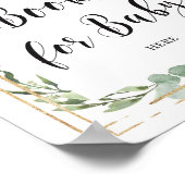 Poster Boho de verdure succulent livres pour bébé signe (Coin)