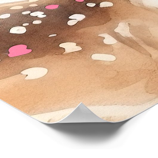 Poster Boho Deer Nursery (Coin)