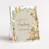 Poster Boho Dinosaur Baby shower Faveurs