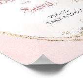 Poster Boho Dusty Pink Flowers Eucalyptus Babies Sweet (Coin)