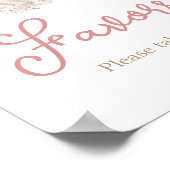 Poster Boho Dusty Rose Citrouille Baby shower Faveurs (Coin)