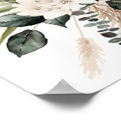 Poster Boho Eucalyptus Pampas & Floral Open Bar Sign 2 (Coin)