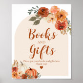 Poster Boho Fall A Little Citrouille Automne Livres et Ca (Devant)