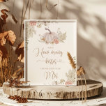 Poster Boho Fall devinez combien de baisers nuptiale douc<br><div class="desc">Boho Fall devinez combien de baisers signe de douche nuptiale Articles correspondants disponibles.</div>