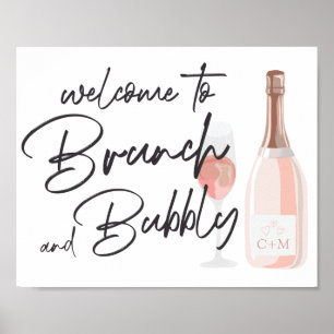 Poster Boho Fiesta Baby Shower Welcome Sign