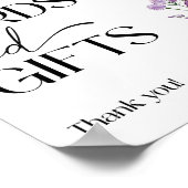 Poster Boho Fleur sauvage Floral Cartes et cadeaux (Coin)