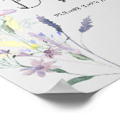 Poster Boho Fleurs sauvages - Les bébés sont doux (Coin)