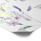 Poster Boho Fleurs sauvages \ Maman-osa bar (Coin)