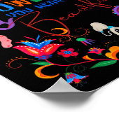 Poster Boho Floral Cependant Vous Entendez Est Beau Asl S (Coin)