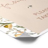 Poster Boho Floral Faveurs (Coin)