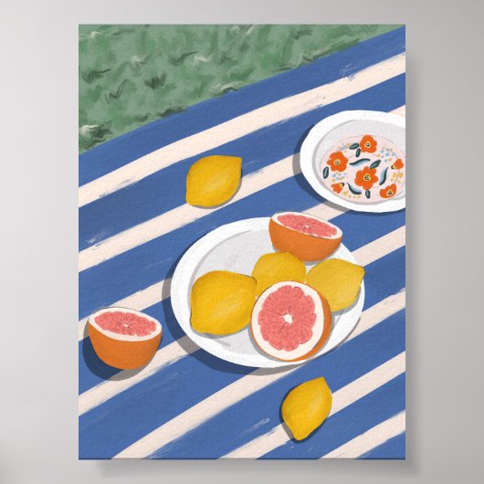 Poster Boho Fruit Wall Art (Devant)