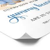 Poster Boho Garçon ours en peluche Devinez combien de gom (Coin)