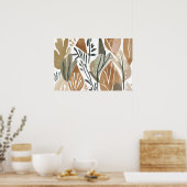 Poster Boho jungle Feuilles Art botanique Simple Moderne (Cuisine)