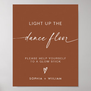 Poster Boho Light Up the Dance Floor Stick Llow Stick