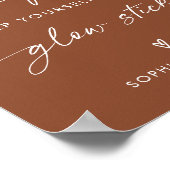 Poster Boho Light Up the Dance Floor | Stick Llow Stick (Coin)