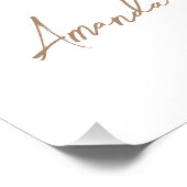 Poster Boho Love se prépare Brunch de Fête de Fiançailles (Coin)