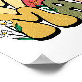 Poster Boho "Mama" Stacked Typography (Coin)