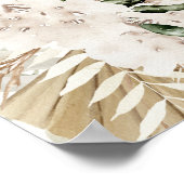 Poster Boho Mariage espagnol Signet de bienvenue (Coin)