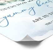 Poster Boho mignon bébé éléphant Devine combien de Gummy  (Coin)