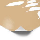 POSTER BOHO MINIMALIST FEUILLES (Coin)