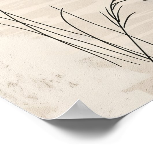 Poster Boho minimaliste (Coin)