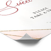 Poster Boho moderne blush or eucalyptus Baby Are Sweet (Coin)