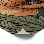 Poster Boho Montagne Céleste Rivière Soleil Prairie (Coin)