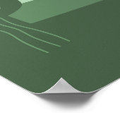 Poster Boho mur art, paysage Abstrait coucher de soleil (Coin)