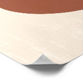 Poster Boho Muted Neutre Abstrait Stones Zen Art (Coin)